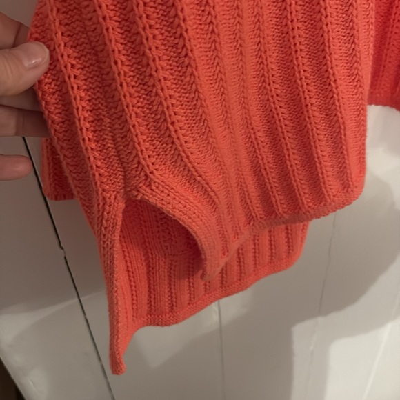 Women's American Eagle Coral Open-Front Cardigan Sweater EUC XL - Picture 6 of 6